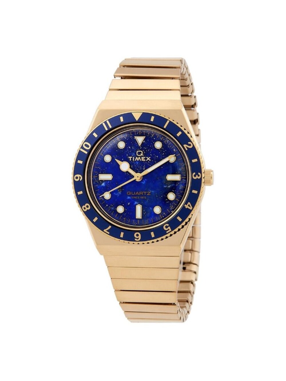 NWT Timex Q Quartz Blue Dial Ladies Watch